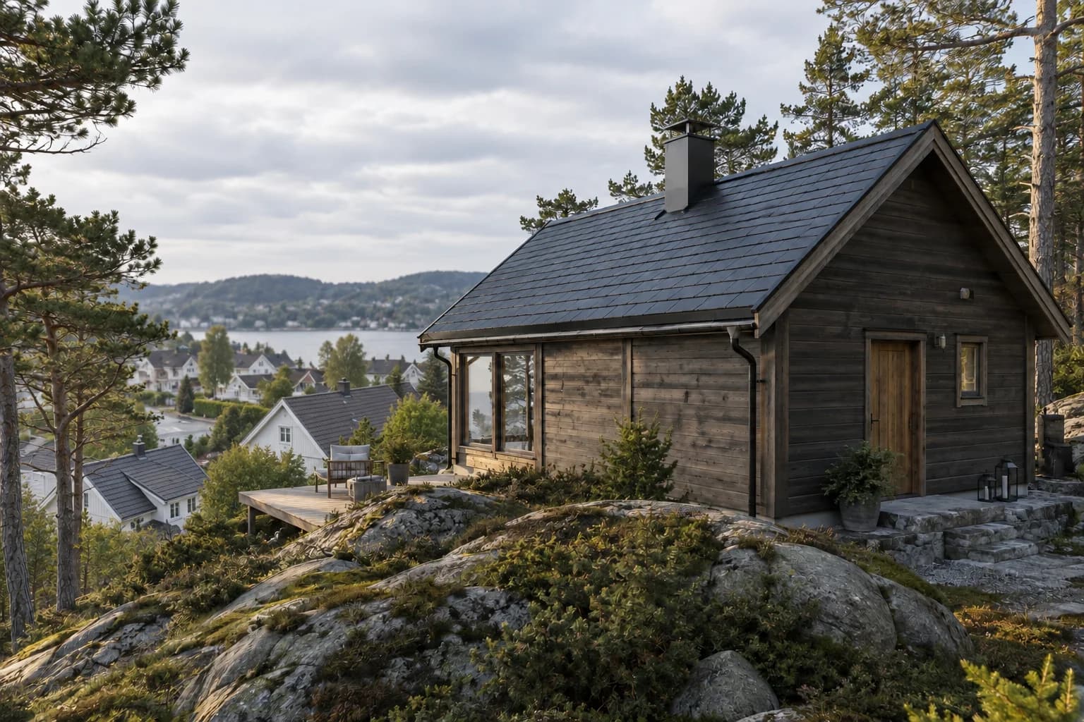 Hyttetak i Bergen
